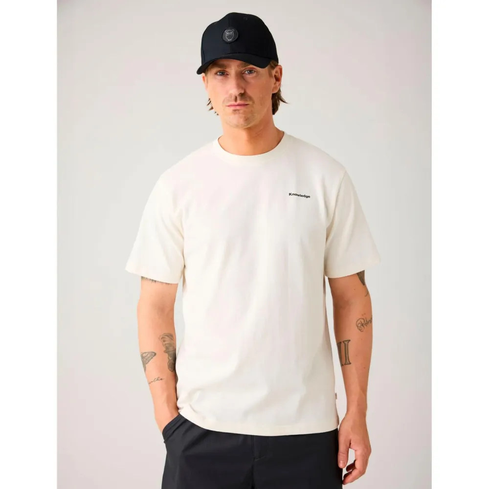 - Regular S/S Heavy Single Jersey Scenery Back Print - T-Shirt>KnowledgeCotton Apparel Sale