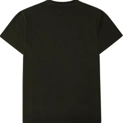 KnowledgeCotton Apparel - S/S Heavy Single Owl Emb. At Chest - T-Shirt