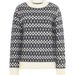 Discount - Women's Fair Isle Crew Neck - Wollpullover Pullover & Hoodies|Alltagsbekleidung