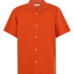 KnowledgeCotton Apparel - Box S/S Linen Shirt - Hemd
