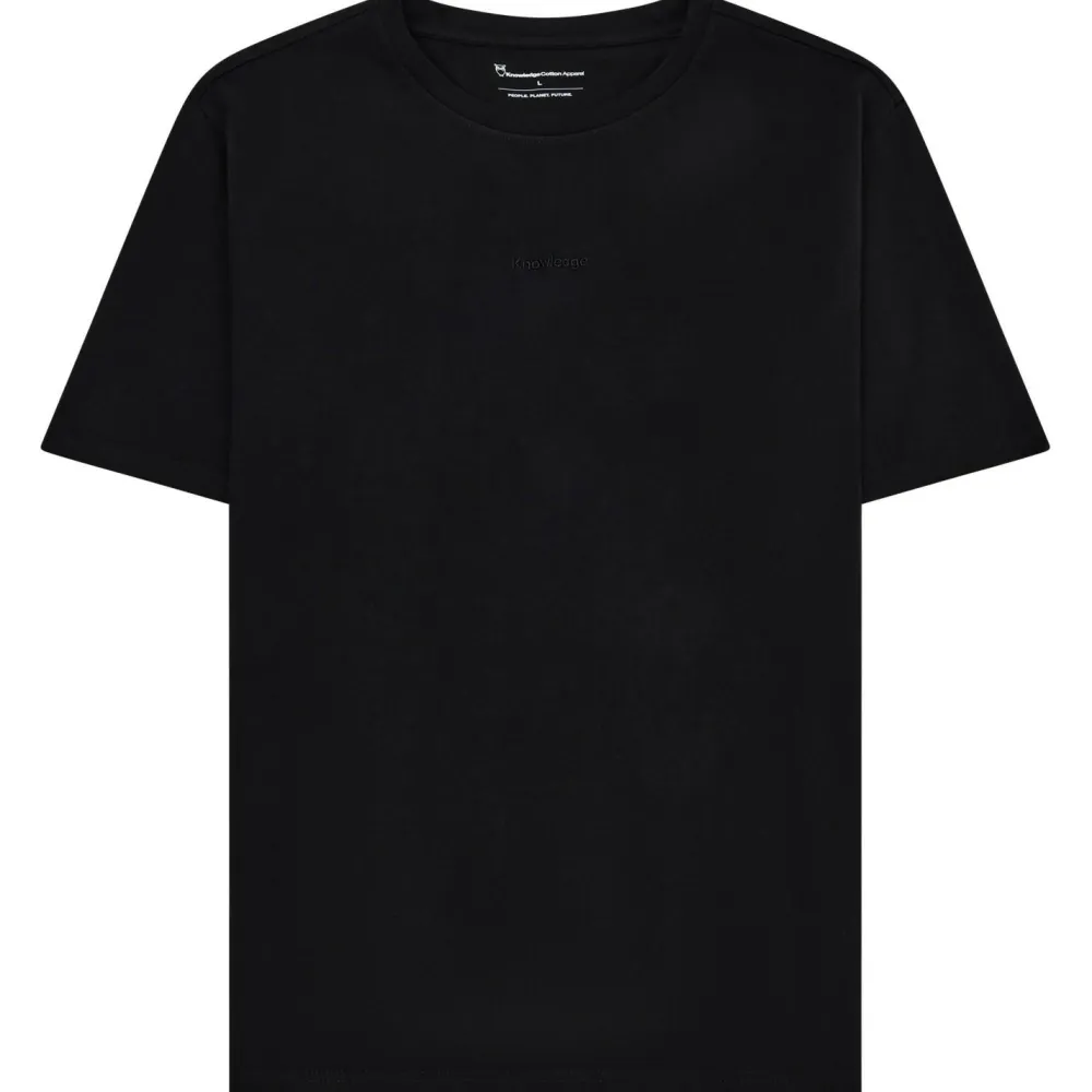 KnowledgeCotton Apparel - Regenerative Organic Cotton Chest Embroidery II - T-Shirt