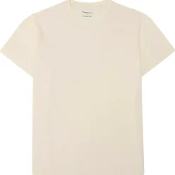 KnowledgeCotton Apparel - Regenerative Organic Cotton Chest Embroidery II - T-Shirt