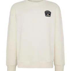 KnowledgeCotton Apparel - Loose Sweater With Badge At Chest - Pullover