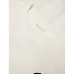 KnowledgeCotton Apparel - Loose Sweater With Badge At Chest - Pullover