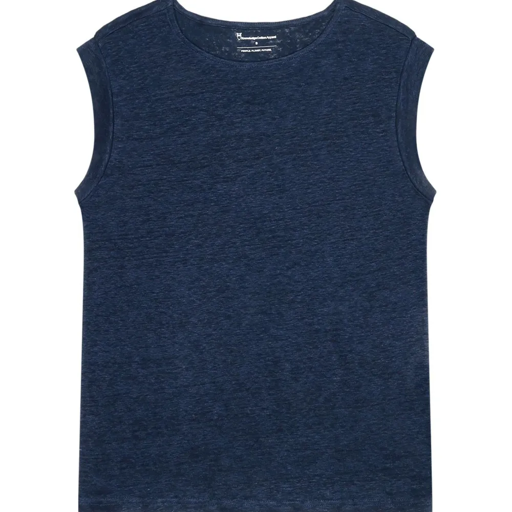 - Women's Loose Fold Up Linen - Top>KnowledgeCotton Apparel Online