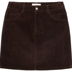 KnowledgeCotton Apparel - Women's 14 Wales Corduroy Skirt - Rock