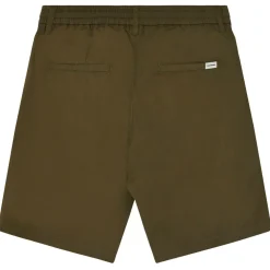 KnowledgeCotton Apparel - Fig Loose Poplin Elastic Waist String Shorts - Shorts