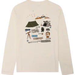 - Long Sleeved Camping Back Print - Longsleeve>KnowledgeCotton Apparel Clearance