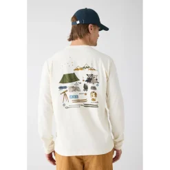 - Long Sleeved Camping Back Print - Longsleeve><noscript><img width=