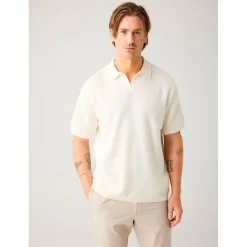 KnowledgeCotton Apparel - Organic Cotton Knitted Polo - Polo-Shirt^ Alltagsbekleidung|Shirts, Hemden & Longsleeves