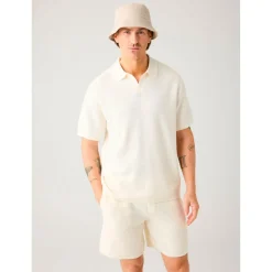 KnowledgeCotton Apparel - Organic Cotton Knitted Polo - Polo-Shirt^ Alltagsbekleidung|Shirts, Hemden & Longsleeves