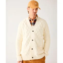 KnowledgeCotton Apparel - Cotton Diamond Cardigan Knit - Wolljacke