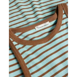KnowledgeCotton Apparel - Women's Striped Racer Rib Top - Top^ Shirts, Hemden & Longsleeves|Alltagsbekleidung