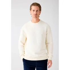 KnowledgeCotton Apparel - Heavy Diagonal Structure Sweater - Fleecepullover^ Pullover & Hoodies|Alltagsbekleidung