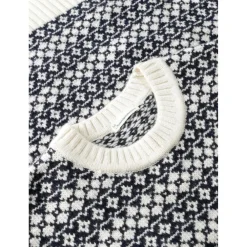 - Fair Isle Crew Neck Lambswool Knit - Wollpullover><noscript><img width=