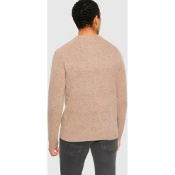 Outlet - O-Neck Wool Knit - Wollpullover Pullover & Hoodies|Alltagsbekleidung