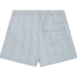 KnowledgeCotton Apparel - Mid-Thigh Stripe Seersucker Swimshorts - Badehose