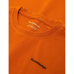 KnowledgeCotton Apparel - S/S Heavy Single MTN Back Print - T-Shirt