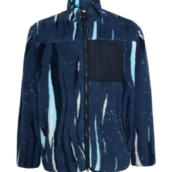 KnowledgeCotton Apparel - Loose Fit Northern Lights Fleece - Fleecejacke^ Jacken|Jacken