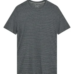 KnowledgeCotton Apparel - Organic Linen Striped T-Shirt - T-Shirt
