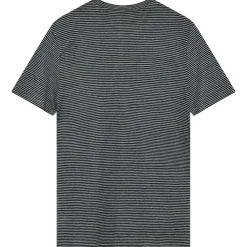 KnowledgeCotton Apparel - Organic Linen Striped T-Shirt - T-Shirt