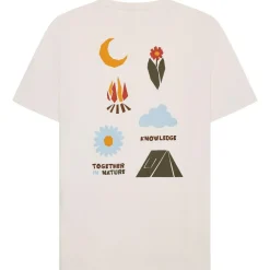 KnowledgeCotton Apparel - Regenerative Organic Cotton Back Print T-Shirt - T-Shirt