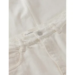 KnowledgeCotton Apparel - Women's Mid Length H. Twill Skirt - Rock