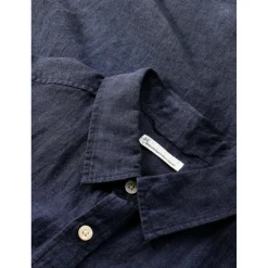 KnowledgeCotton Apparel - Regular Linen S/S Shirt - Hemd