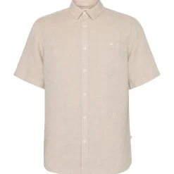 KnowledgeCotton Apparel - Regular Linen S/S Shirt - Hemd