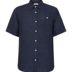 KnowledgeCotton Apparel - Regular Linen S/S Shirt - Hemd