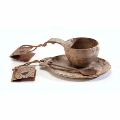 - Geschenkset - Tasse, Untersetzer, Löffel Trekkingausrüstung|Outdoor-Küche