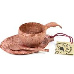 - Geschenkset - Tasse, Untersetzer, Löffel Trekkingausrüstung|Outdoor-Küche