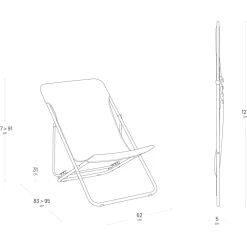 Lafuma Mobilier - Maxi Transat Airlon + - Campingstuhl
