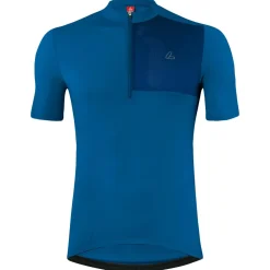 Sale Löffler - Bike Jersey Half-Zip Skys Block Mid - Radtrikot Fahrradbekleidung|Radtrikots