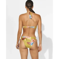 Lidea - Women's Botanic Burst Bikini Top Neck Halter - Bikini-Top