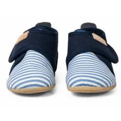 Kinder Living Kitzbu00fchel Living Kitzbühel - Kid's Babyklett Sigi Streifchen - Hüttenschuhe