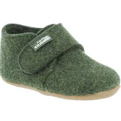 Living Kitzbu00fchel Living Kitzbühel - Kid's Franzi Filz Klettschuh - Hausschuhe^Kinder Hüttenschuhe