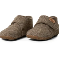 Living Kitzbu00fchel Living Kitzbühel - Kid's Franzi Filz Klettschuh - Hausschuhe^Kinder Hüttenschuhe