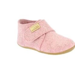 Living Kitzbu00fchel Living Kitzbühel - Kid's Franzi Filz Klettschuh - Hausschuhe^Kinder Hüttenschuhe