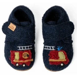 Living Kitzbühel - Kid's Fredi Feuerwehr Klettschuh - Hausschuhe>Living Kitzbu00fchel Sale