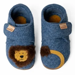 Best Living Kitzbühel - Kid's Lutz Löwe Klettschuh - Hausschuhe Kinder Hüttenschuhe