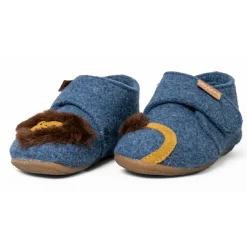 Best Living Kitzbühel - Kid's Lutz Löwe Klettschuh - Hausschuhe Kinder Hüttenschuhe