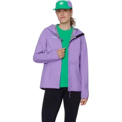 Sale - Women's Ducan Light Hardshell Hooded Jacket - Regenjacke Laufbekleidung|Wanderbekleidung