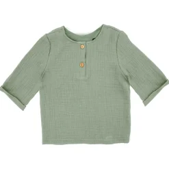 Best - Baby Boy's Hemd 3/4 Arm Musselin Kinder Shirts, Hemden & Longsleeves|Alltagsbekleidung