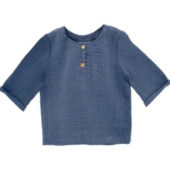Best - Baby Boy's Hemd 3/4 Arm Musselin Kinder Shirts, Hemden & Longsleeves|Alltagsbekleidung