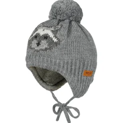 - Boy-Mütze Waschbär ausgenäht mit Pompon und Futter - Mütze>maximo Best