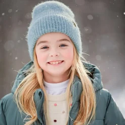 maximo - Girl's Mütze mit Umschlag gerippt - Mütze^ Kopfbedeckungen|Alltagsbekleidung