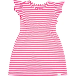 Outlet - Kid's Mini Girl Kleid A-Linie Jersey Flügelärmel - Kleid Alltagsbekleidung
