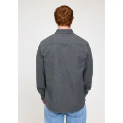 - Melange Flannel Shirt - Hemd><noscript><img width=