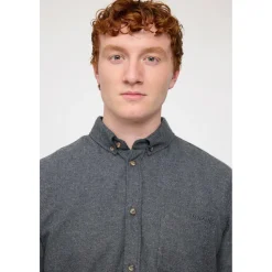 - Melange Flannel Shirt - Hemd><noscript><img width=